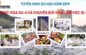 DU HỌC SINH NĂM 2019 TUYỂN SINH DU HỌC VISA D4-6 CHUYỂN ĐỔI VISA LÀM VIỆC (E-7) KOREA WORLD FOOD CHA